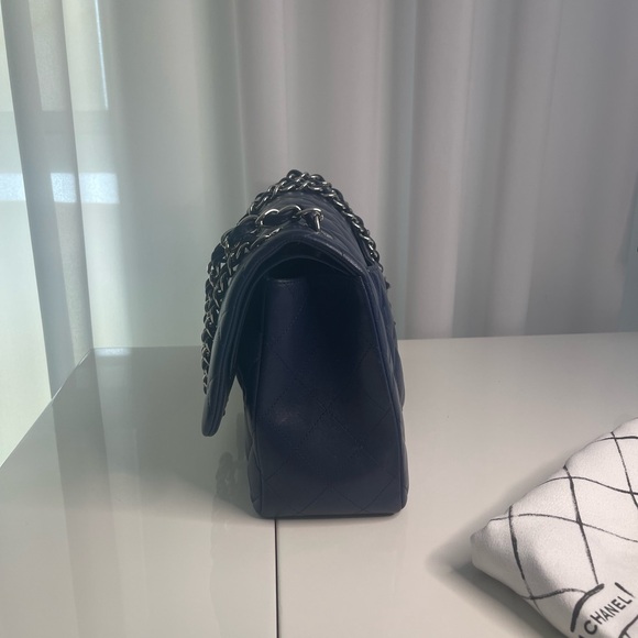 Chanel jumbo double flap, lambskin, blue🫐 - Picture 7 of 9